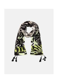olsen - Schal mit Panneaux-Print aus exotischen Blättern - Green Glow