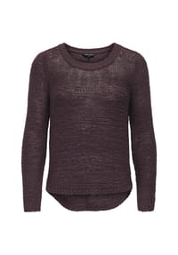 ONLY® - Strickpullover, Rippblende, für Damen - 178879 RASPBERRY
