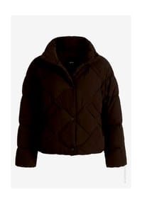 zero - Steppjacke mit Stehkragen - Black Coffee