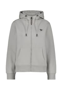 ALIFE AND KICKIN® - BarbaraAK A Hooded Sweat Jacket - cloudy