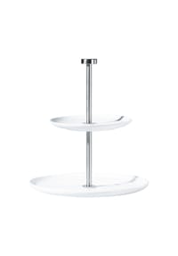 ASA - à table Etagere 2-stufig Rund - Warmes Weiß