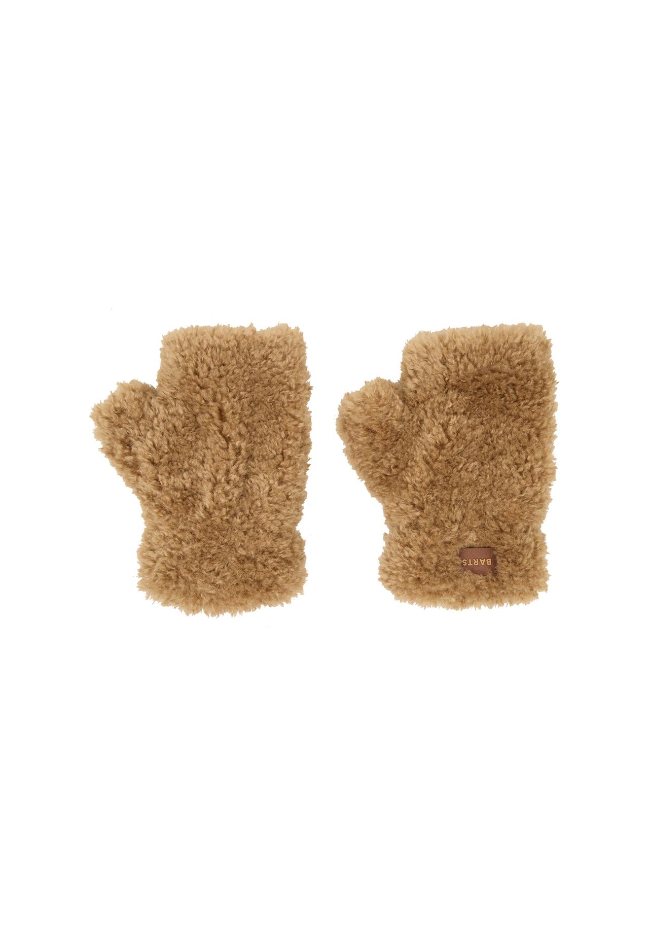 Barts Braun - Fingerlose Handschuhe Aus Teddy-Imitat - Gr. - Os - Bild 4