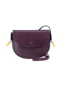 DuDu - Skye Umhängetasche Leder 21 cm - black rose