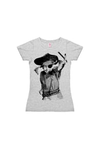 LOGOSHIRT® - New Girls T-Shirt Pippi - Pirate - almost white