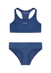 MANGUUN - Bustier-Bikini, Racerback, für Kinder - 1 BLACK