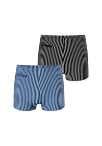 SCHIESSER - Boxer-Badehose Ocean Swim - blau