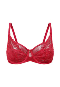 Aubade - Bügel-BH, Spitze, für Damen - 0  CHERRY