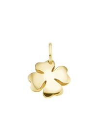 Luigi Merano® - Anhänger Kleeblatt, Gold 375 - gelb