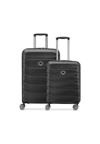 DELSEY PARIS Meteor - Meteor 4 Rollen Kofferset 2-teilig mit Dehnfalte - deep black