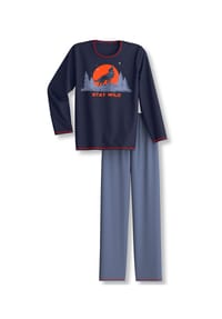 CALIDA - Kinder Pyjama Kids Outdoor - peacoat blue