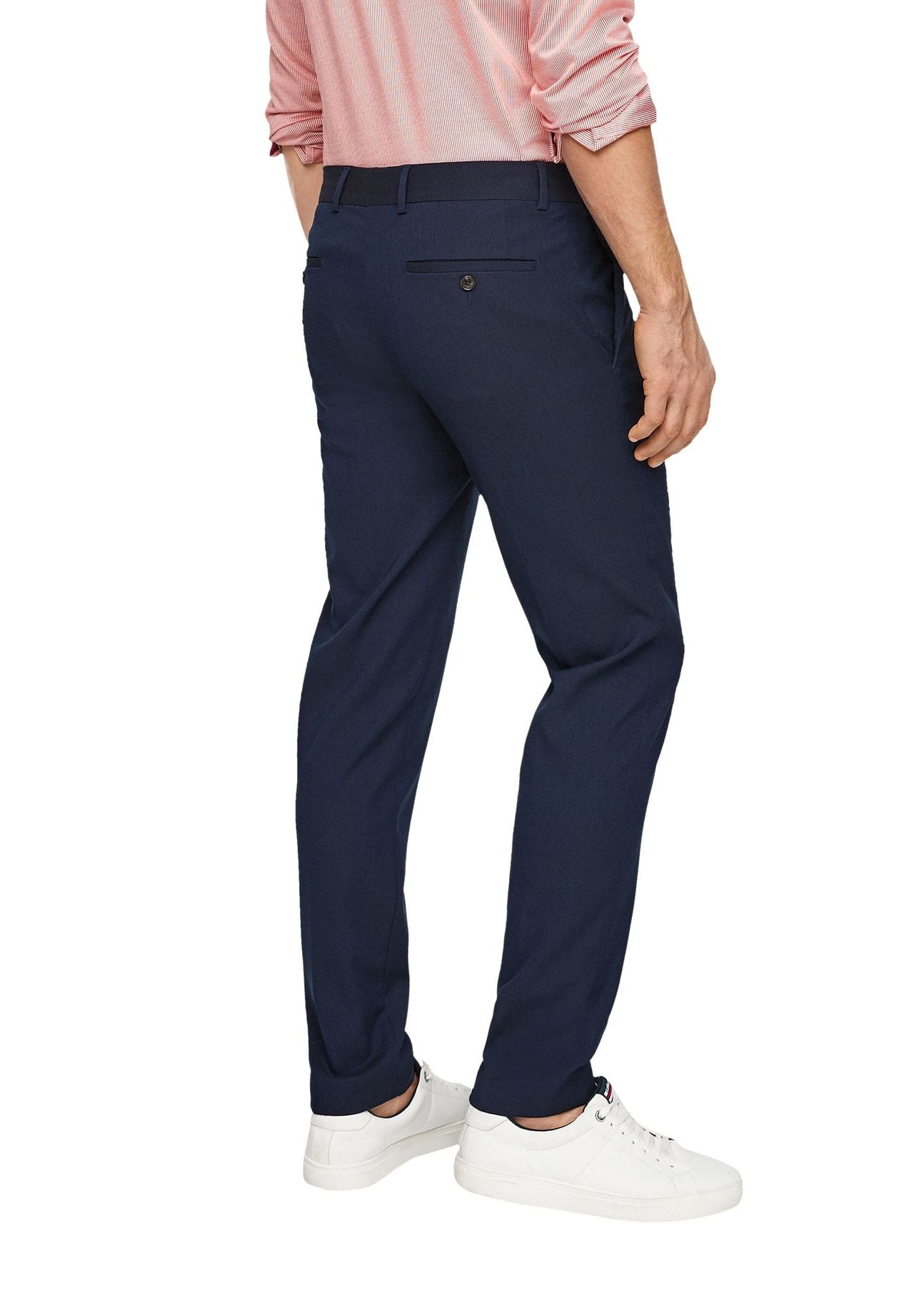 s.Oliver BLACK LABEL Anzughose, Regular Fit, verdeckter Verschluss  