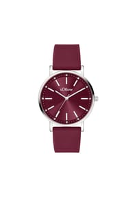 s.Oliver - Armbanduhr Modern Statement - braun