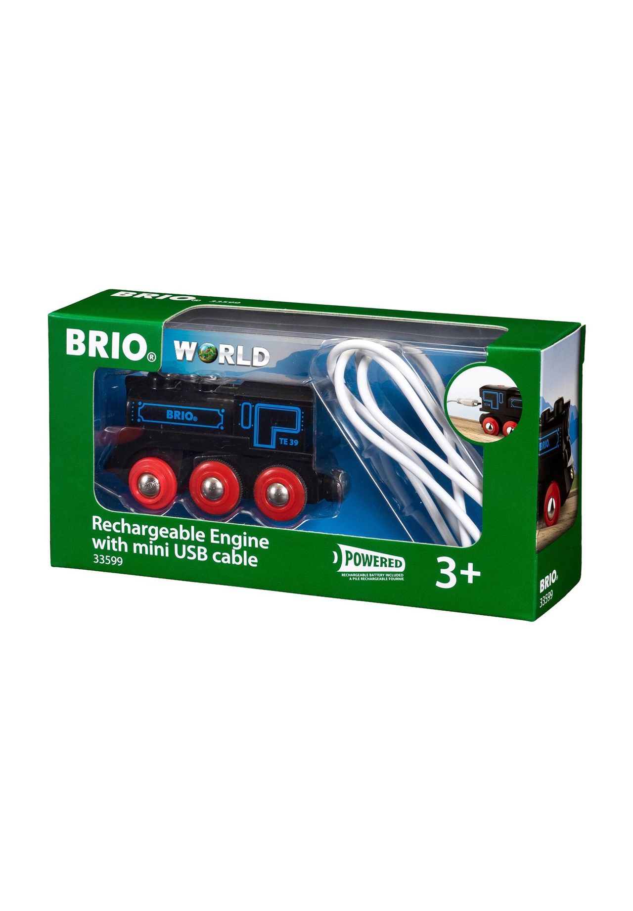 BRIO World - Schwarze Akku-Lok mit Mini-USB | BRIO® | Spiel | In Display-Karton - Image 14