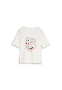TOM TAILOR - Shirt, Halbarm, für Damen - 10315 WHISPE WHITE