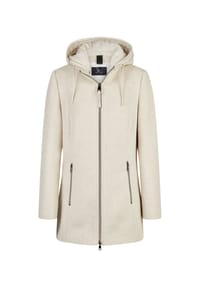 BARBARA LEBEK - Wolljacke Damen mit Kapuze - 850 NAVY