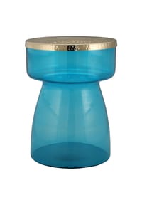 Kayoom - Beistelltisch Roman 125 in blau - gold - blau - gold