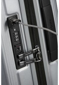 Samsonite Nuon 4-Doppelrollen Trolley „Nuon“, Kreuzspanngurte, Reißverschlussfach, TSA-Schloss, uni, 38l, 55cm Bild 4