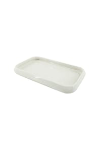 SCHÄFER ELEKTRONIK - Elegante Servierschale aus Porzellan, 20x9x3 cm, - modernes Design - 