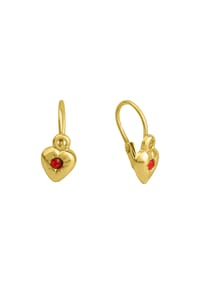 zeeme KIDS - Ohrringe 333/- Gold 2 Zirkonia - gelb