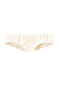 LASCANA - String, Mikrofaser, florale Spitze, für Damen - 1XBLACK