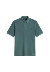 Marc O'Polo - Herren Poloshirt - POLO SHORT SLEEVE, Regular Fit, Piqué, Baumwolle - Blau (Dark Navy)