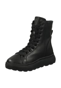 GEOX - Leder Stiefelette - Schwarz