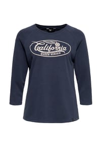 QUEEN KEROSIN - 3/4-Arm-Shirt mit hohem Modal-Anteil California - ecru