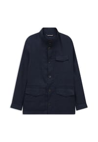 bugatti - Leinenjacke, Stehkragen, für Herren - 040 BEIGE