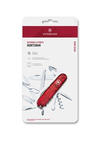 VICTORINOX Taschenmesser - BLISTER HUNTSMAN - ROT