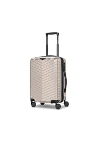 REDOLZ Essentials 18 - Essentials 18 4 Rollen Kabinentrolley S 55 cm mit Dehnfalte - metallic-black shiny