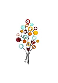 GILDE - Wandrelief Baum - mehrfarbig