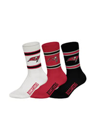 Tradecon - Unisex Socken, 3er Pack - NFL Teams, 3Pack Crew Socks, Football, Logo, Baumwollmischung - Arizona Cardinals