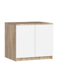 Akord - Kleiderschrank-Aufsatz S60 mit 2 Türen und 2 Einlegeböden - artisan-eiche