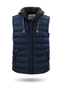 normani® - Herren Winter-Steppweste Nanaimo - Anthrazit