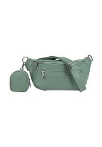 Samantha Look - Gürteltasche Echt Leder, Made In Italy - beige