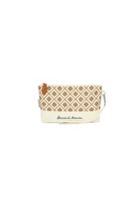Gassa d'Amante - Clutch Alassio mit Schlaufe fürs Handgelenk - Braun