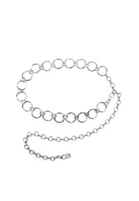 collezione alessandro® - Kettengürtel Millane Made in Italy - silber