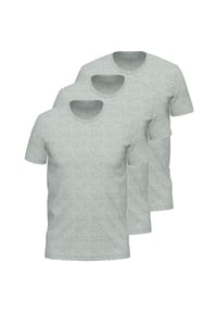 AMMANN - Unterhemd / Shirt Kurzarm 3er Pack Close to you - Cloud Melange