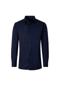 VENTI - Herren Businesshemd extra kurzer Arm 58cm uni Comfort Fit - Blau