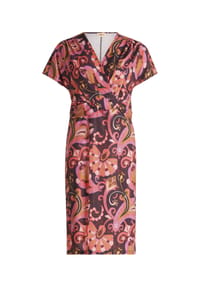 CARTOON - Etuikleid, V-Ausschnitt, für Damen - 6842 PURPLE/ROSÉ