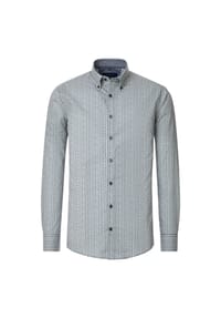 CASAMODA - Freizeithemd, Comfort Fit, Langarm, Button-Down-Kragen, für Herren - 100 BLAU