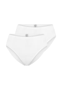 mey - Pure Sense Midislip, 2er-Pack, für Damen - 1 WEISS