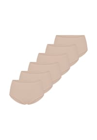 sloggi - High Waist Panty 6er Pack GO Daily Cotton - Cacao