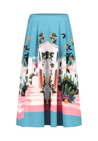 BETTY & CO - Schlupfrock mit Print - Cream/Pink