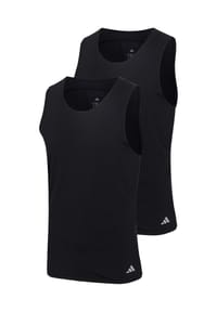 adidas - Unterhemd / Tanktop 2er Pack Active Micro Tech - Schwarz