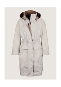 MADELEINE - Outdoor-Jacke mit abnehmbarer Kapuze - perlweiß / taupe