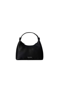Calvin Klein - Schultertasche, Kunstleder, Reißverschluss, für Damen - UB1  BLACK
