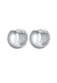 elli. PREMIUM - Ohrringe Creolen Basic Elegant Klassisch Silber Vergoldet - Gold