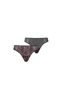 PUMA® - Tanga Everyday, Gummibund, für Damen - 001 BLACK COMBO