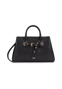 L.CREDI SADETTE - Henkeltasche Sadette, Kunstleder, für Damen - CHOCOLATE